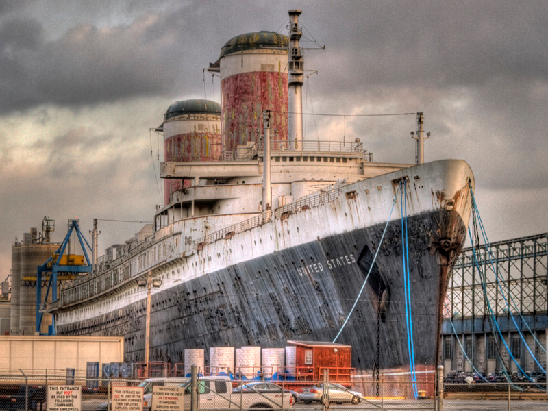 Illustration for article titled The Uncertain Fate of the Fastest Ocean Liner Ever Built